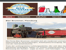 Tablet Screenshot of bier-brummer.de